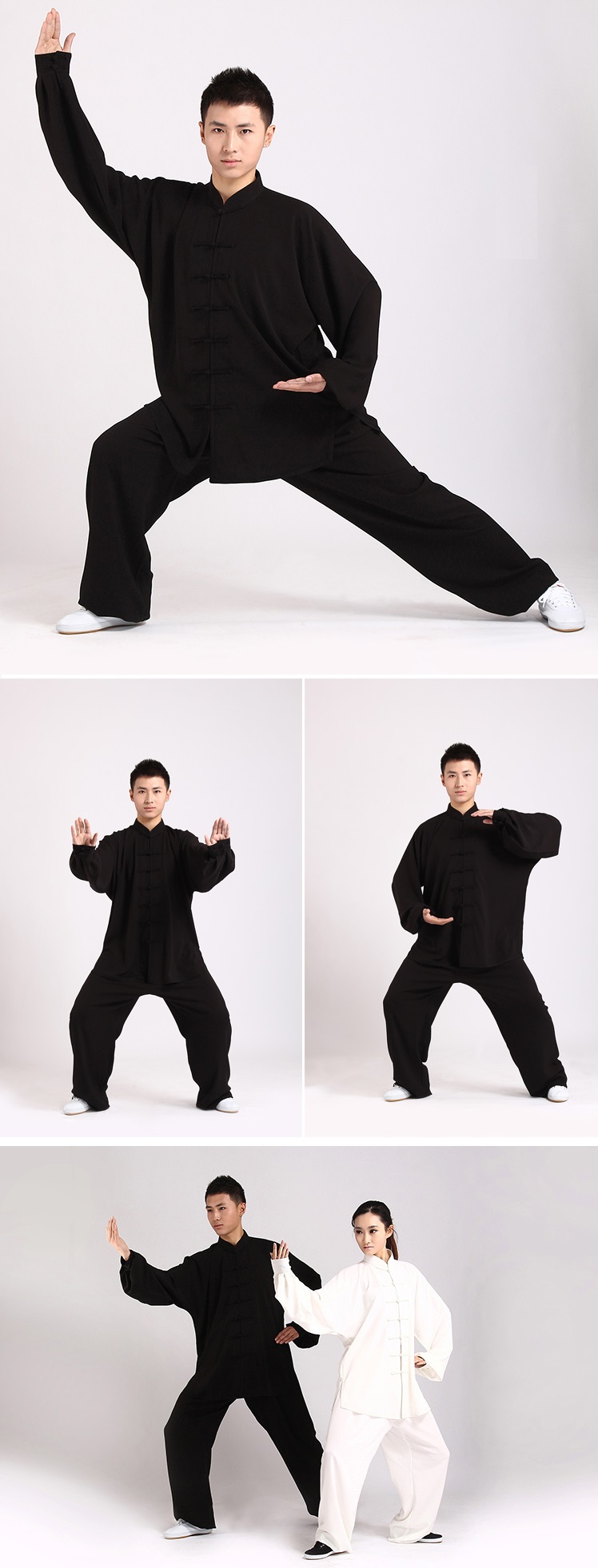 Tai Chi Clothing Uniform Black